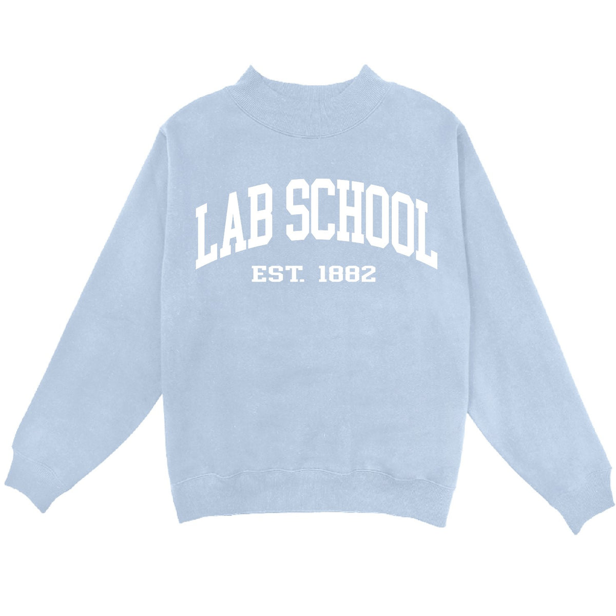 Ladies Lab School Mock Neck Sweatshirt