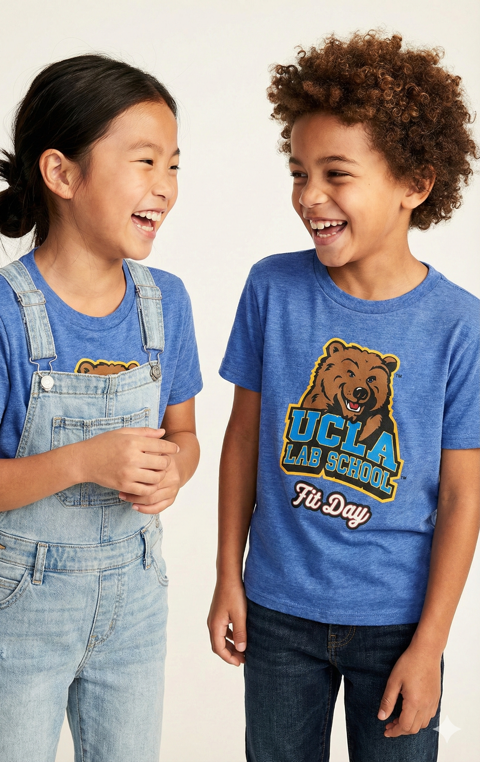 Youth-UCLA Lab School Fit Day Tee, Royal Frost