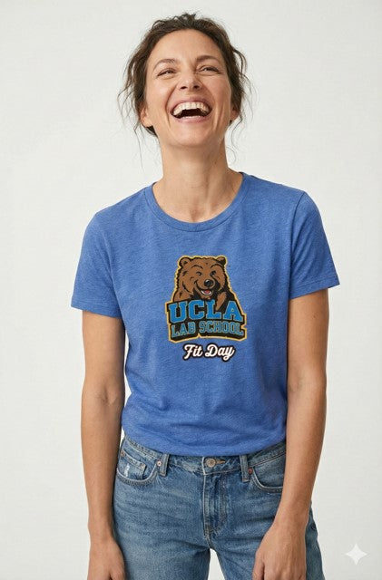 Adult-UCLA Lab School Fit Day Tee, Royal Frost (Copy)
