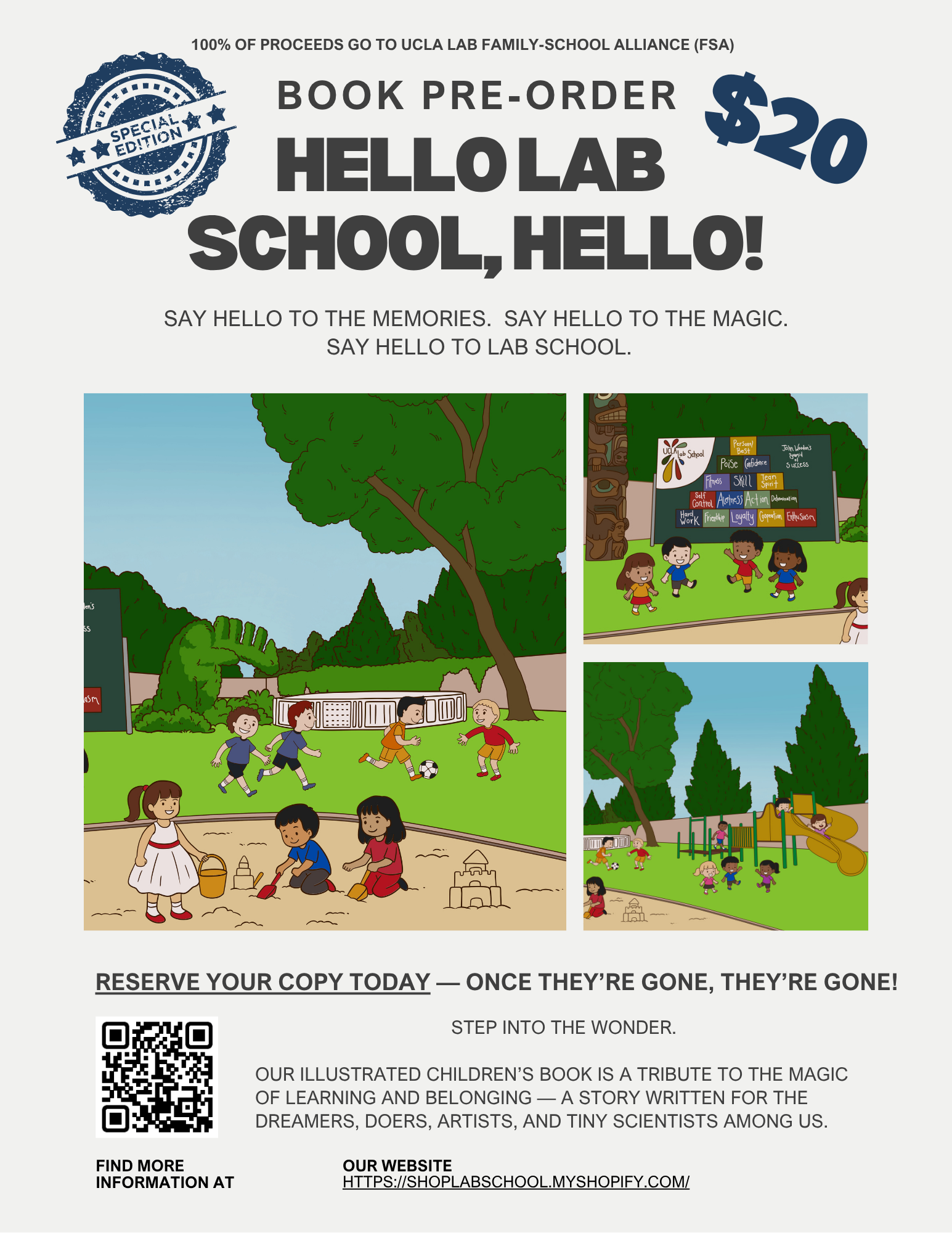 Hello Lab School, Hello — Bilingual edition- Little Ivy Books (Presale)