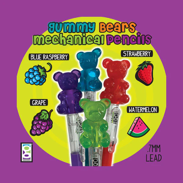 Scented Gummy Bear .7mm Mechanical Pencils